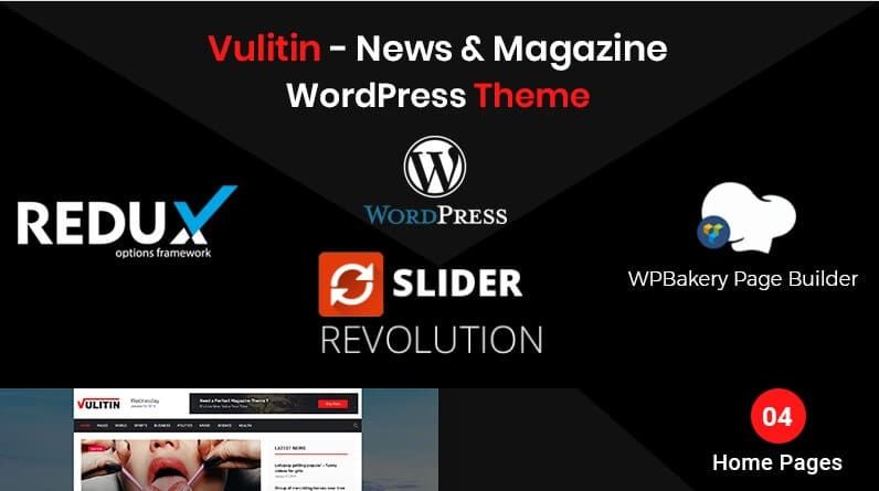 Vulitin Magazine Wordpress Theme Vulitin magazine wordpress theme