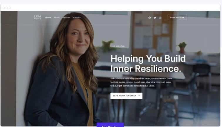 Business coaching wp theme