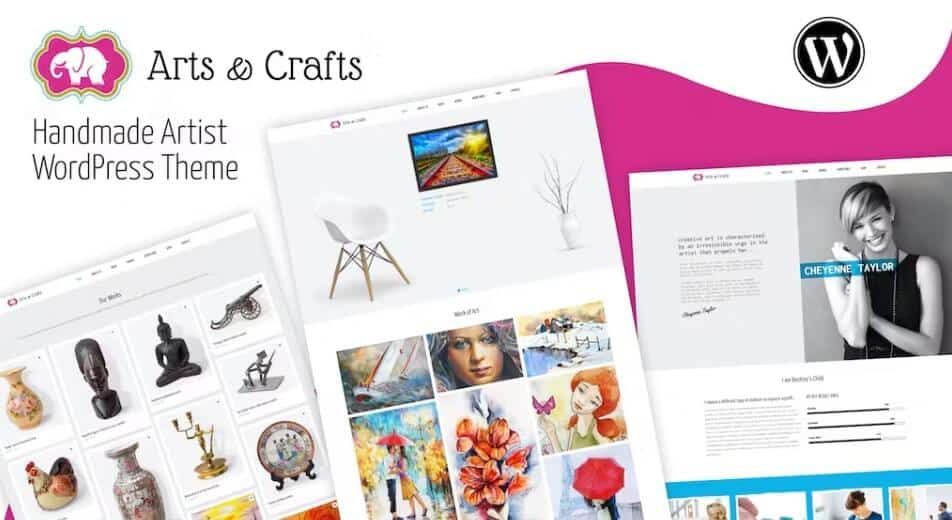Crafts &Amp; Arts - Handmade Artist Wordpress Theme Crafts & arts - handmade artist wordpress theme
