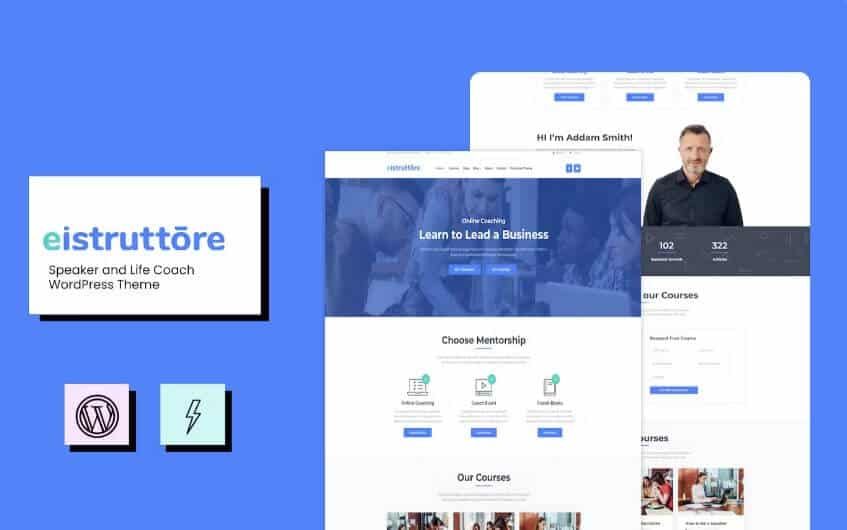 Eistruttore - speaker/life coach wordpress theme