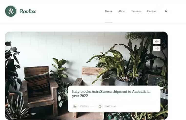 Rovlex - Blog Theme For Writers Rovlex - blog theme for writers