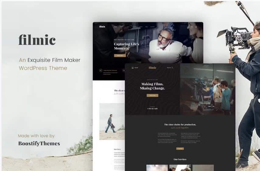 Filmic - movie studio film maker wordpress theme