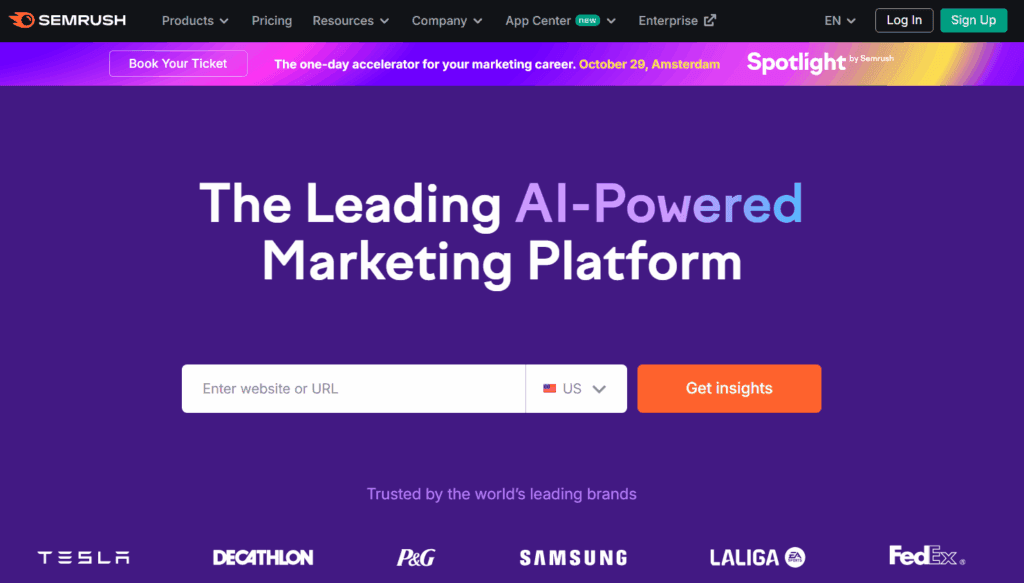 Semrush is the best ai seo tool