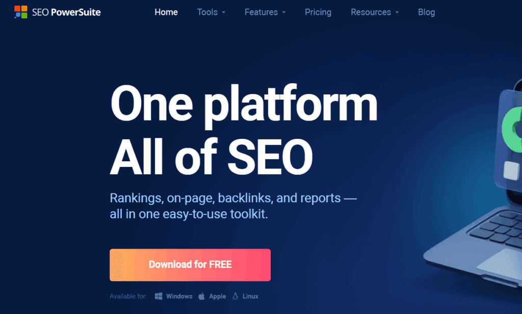 Seopowersuite by link assistant