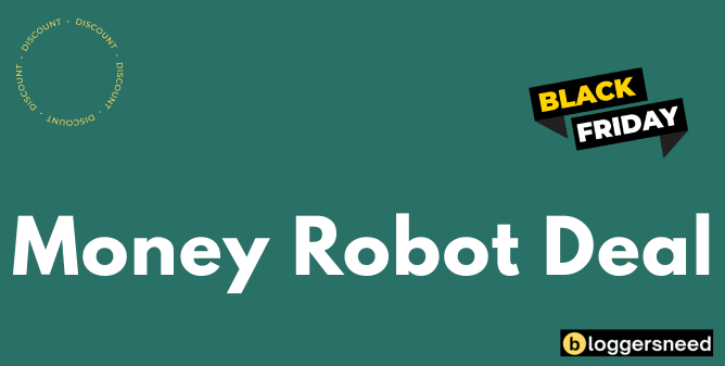 Money robot black friday deal