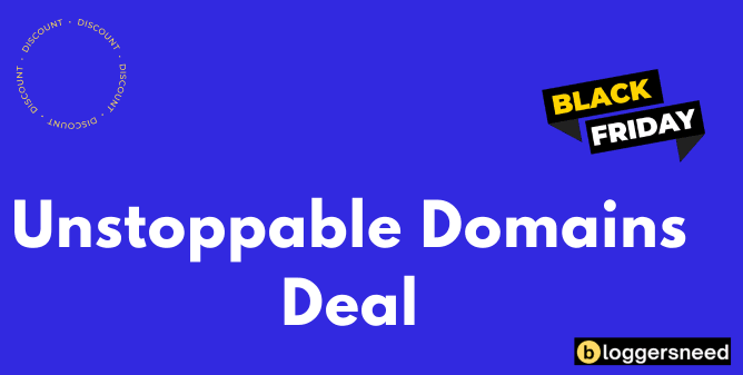 Unstoppable domains black friday