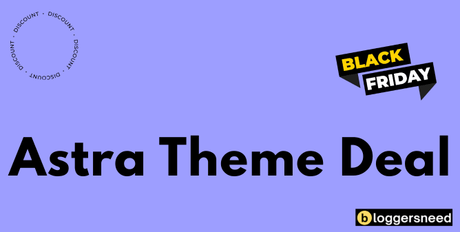 Astra theme black friday deal