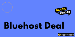 Bluehost black friday deal