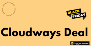 Cloudways black friday deal