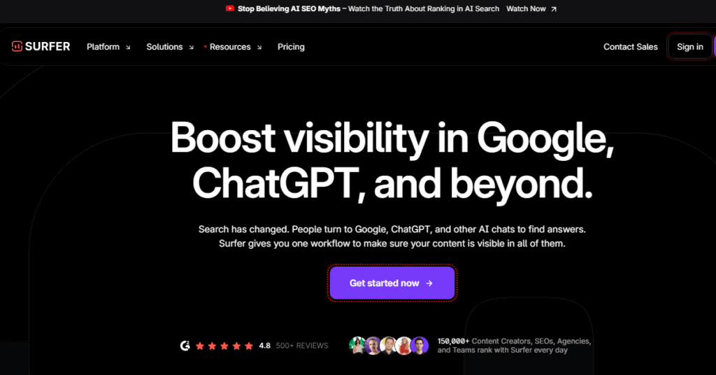 Surfer seo ai writer for seo content