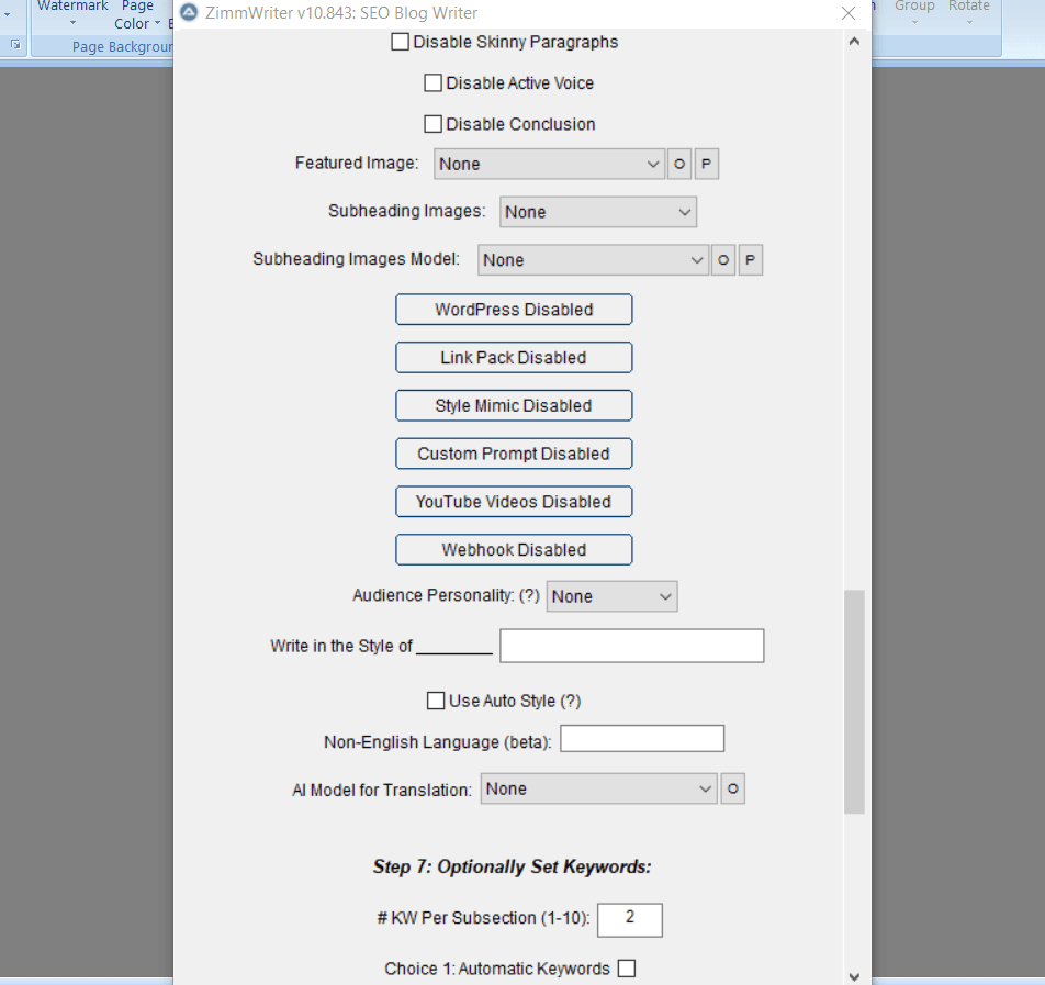 Zimmwriter seo blog writer 3