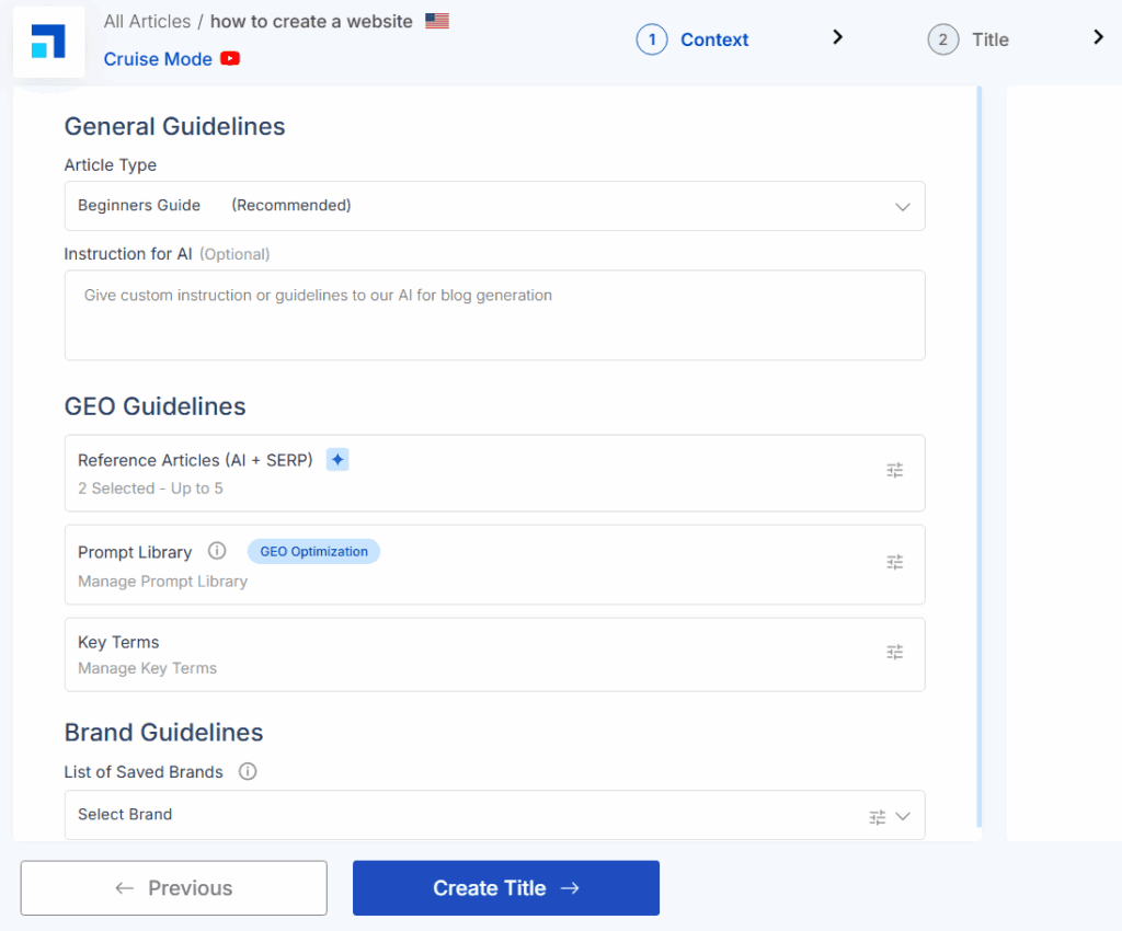 Context Screen Context screen