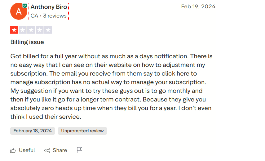 Scalenut Review From Trustpilot User Scalenut review from trustpilot user