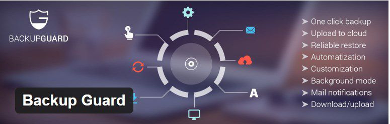 Backup guard free wordpress backup plugin