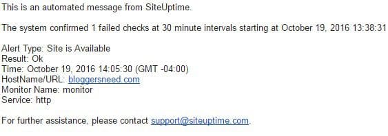 Siteuptime Uptime Alert Siteuptime uptime alert