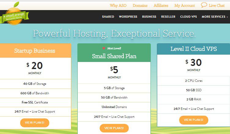 Asmallorange Web Hosting Company A small orange