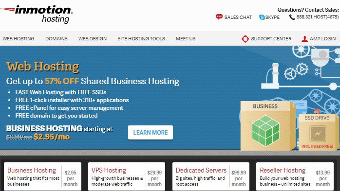 Inmotion web hosting