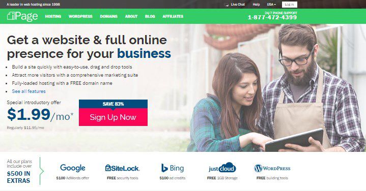 Ipage is cheap wp hosting