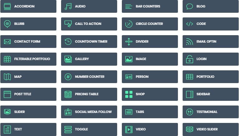 Divi website builder