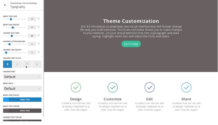 Divi customization