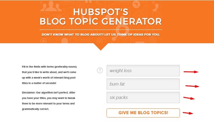 Hubspot Blog Topic Generator Hubspot blog topic generator
