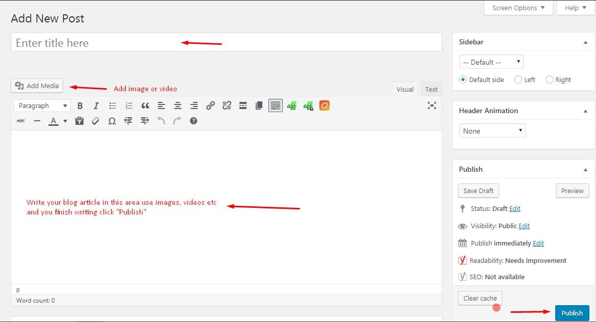 Publising Blog Post On Wordpress Publising blog post on wordpress