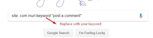 Blog commenting dorks