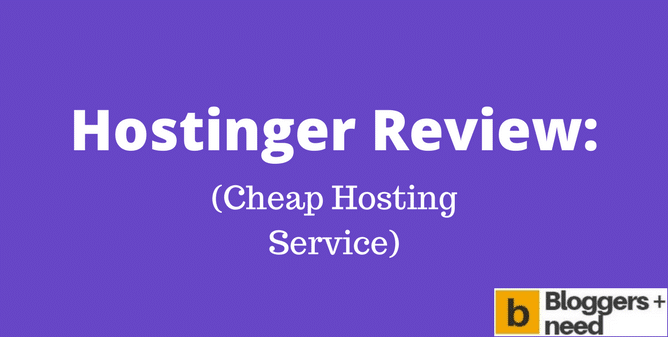 Hostinger Review My hostinger review