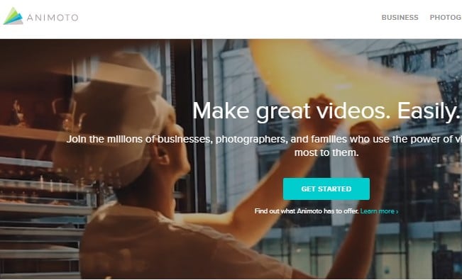 Animoto video maker