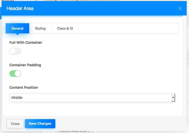 Clicking Settings Clicking settings