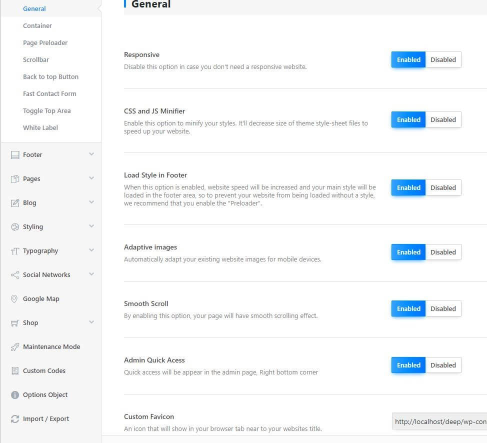 Option Menus Option menus