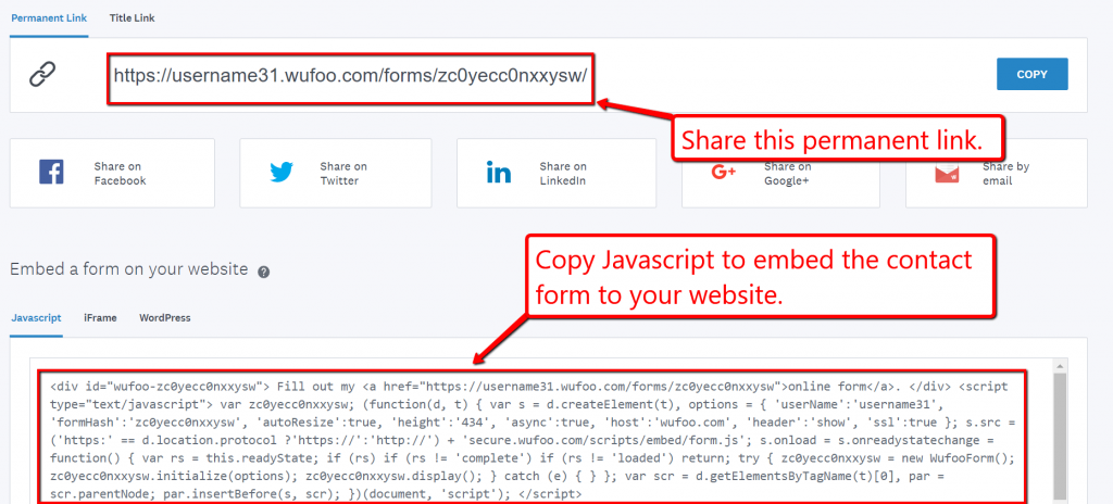 Wufoo Javascript Wufoo javascript