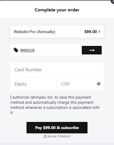 Weblium Apply Coupon Box Weblium apply coupon box