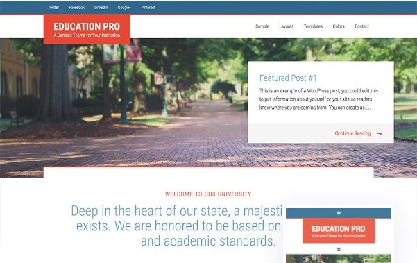 Education Pro For Best Wordpress Themes For Blogs Education pro for best wordpress themes for blogs