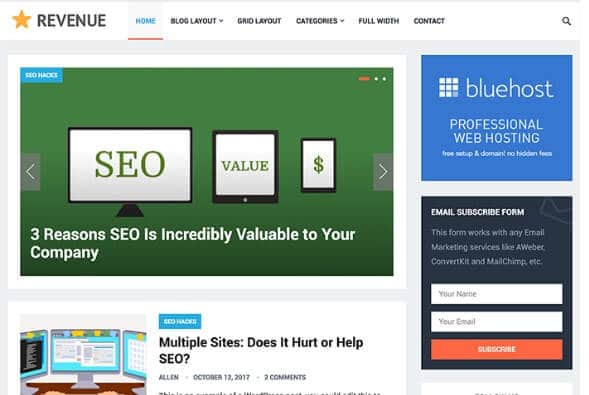 Revenue Theme For Best Wordpress Themes For Blog Revenue theme for best wordpress themes for blog