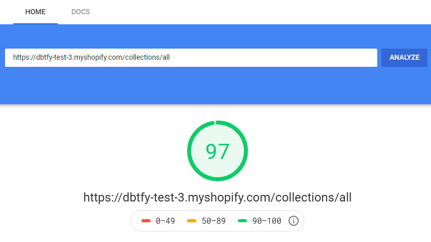 Debutify Theme Speed Test Results By Google Speed Check Tool Debutify theme speed test results by google speed check tool