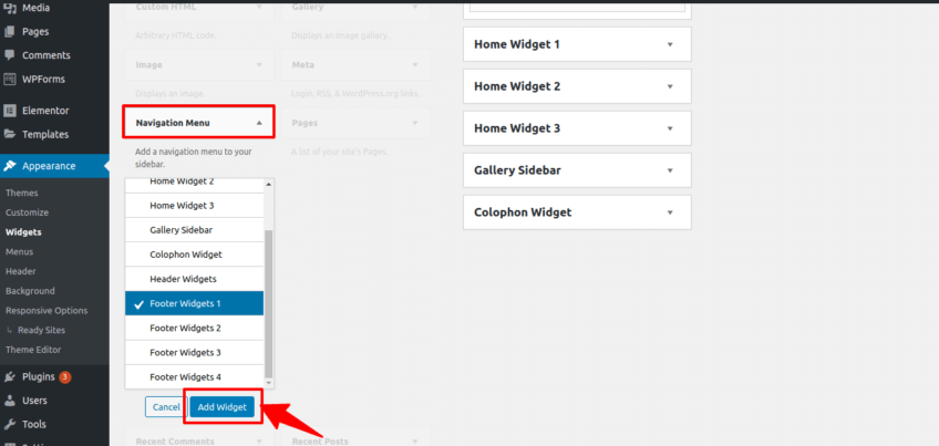 Widget Creation Widget creation