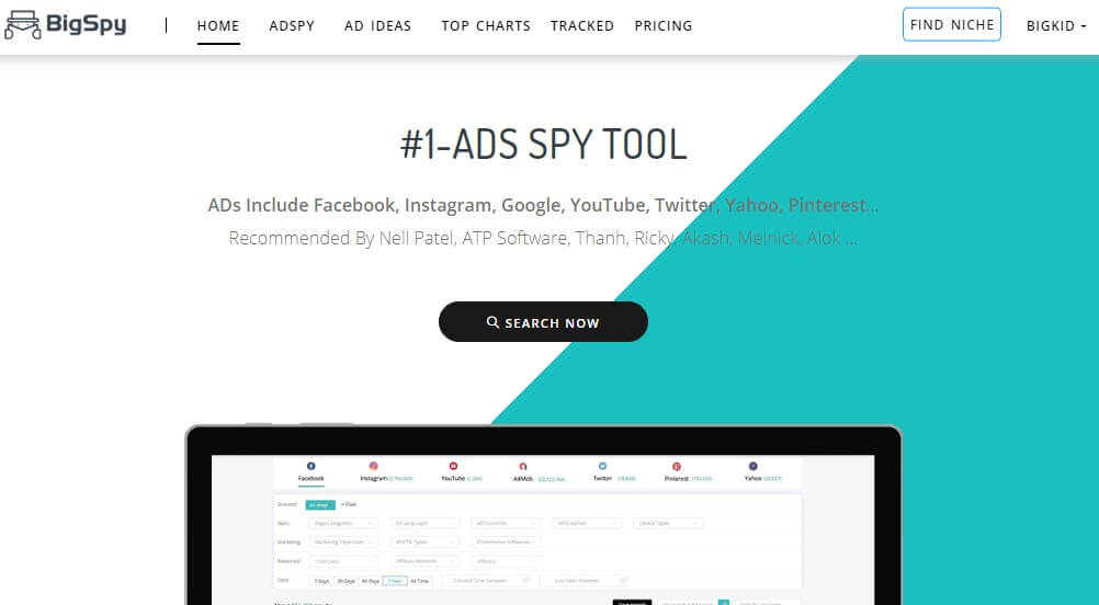 Bigspy tiktok ad tool