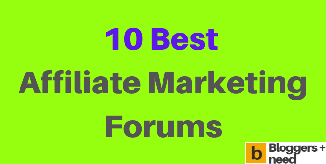Best affiliate marketing forums
