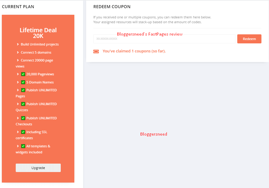 Fastpages review: subscription details