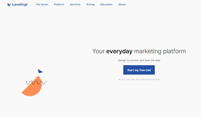 Landingi landing page builder