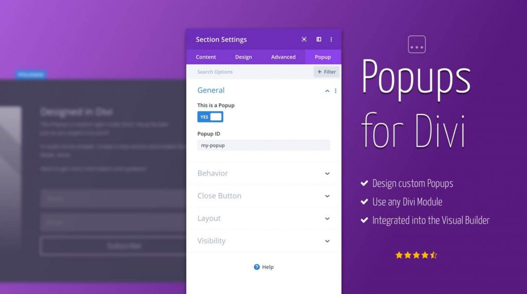Popups For Divi Popups for divi