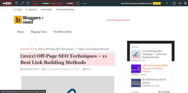 My Website Da Pa Score My website da pa score