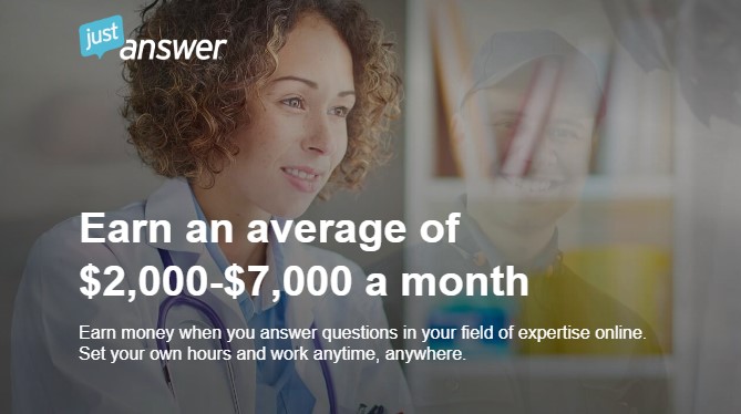 Justanswer top online money earning sites