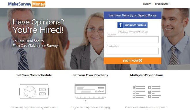 Make survey money