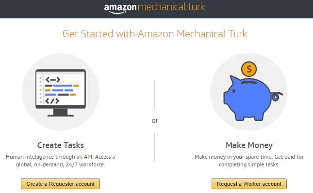 Mturk by amazon for best online money earning sites