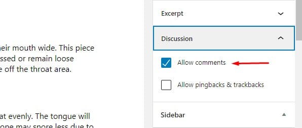 Disable comments on individual wordpress posts