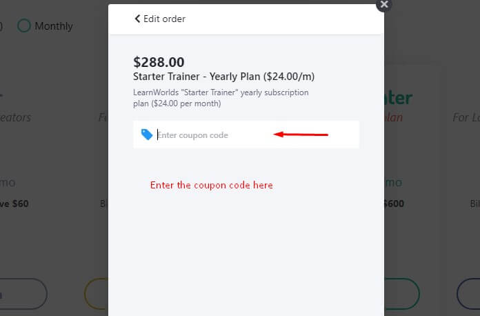 Coupon Box Learnworlds Coupon box learnworlds