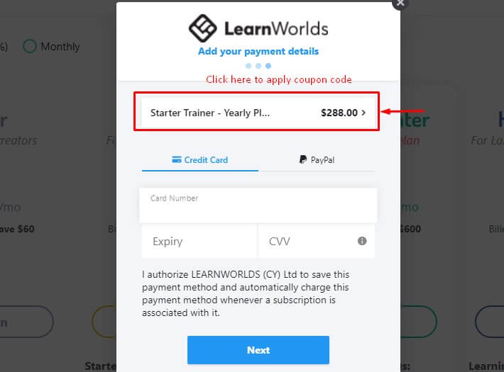 Paying Learnworlds Paying learnworlds