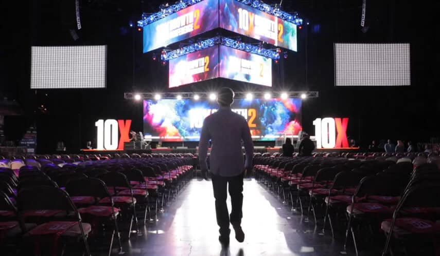 Russell Walking On 10X Secrets Live Event Russell walking on 10x secrets live event